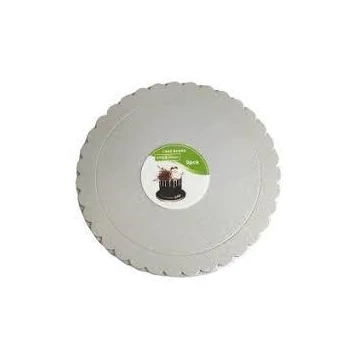 Tortaalátét 35cm kerek ezüst  CZ0125