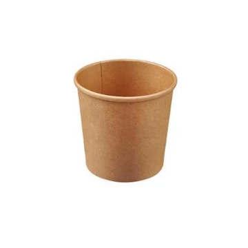 Papírtégely leves 740ml 25db/cs barna  20200101  (tető:20200102)