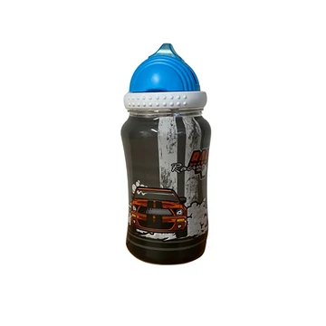 Kulacs 400ml műanyag szívószállal  L-00500