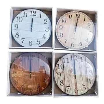Falióra műanyag  30cm 4 féle  CN2842