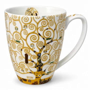 Bögre porcelán 360ml életfa ekrü  519431