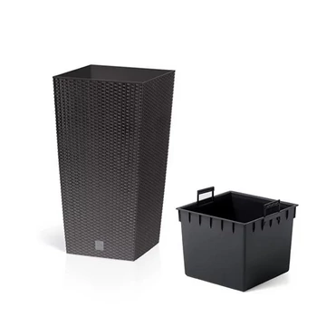Virágcserép 300 négyszög rato-square umbra  DRTS300-440U