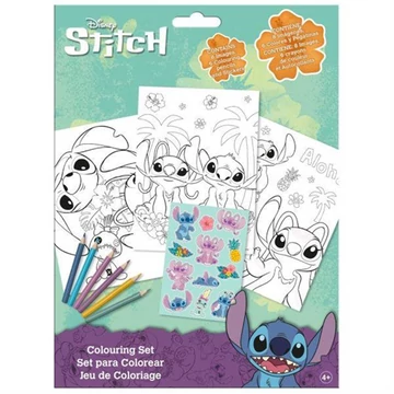 Színező csomag matricával Lilo és Stitches  CD0486