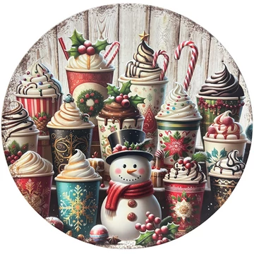 Karácsonyi tányér 33x33x1,5cm