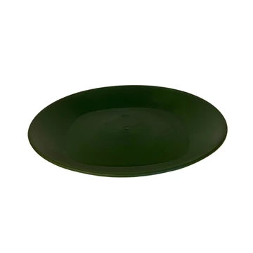 Tányér kerek 20cm sötét zöld   bb102