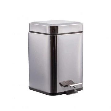 Inox szemetes, négyzet alakú 3L-es  38725