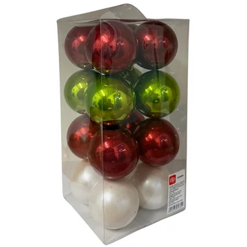 Gömb dobozban műanyag 6cm  DD69680