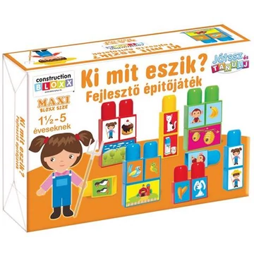 Ki mit eszik? fejlesztő  építőjáték   d389