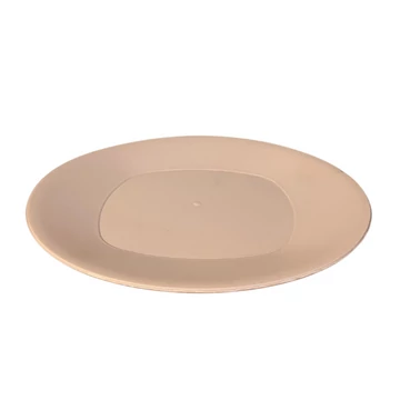 Tányér kerek 24cm rózsaszín  BB103