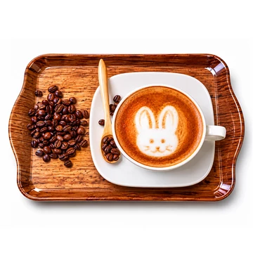 Tálca műanyag Coffe  21x14x2cm  M40023