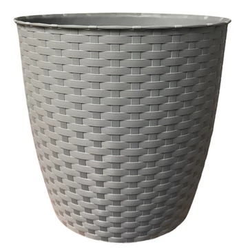 Rattan kaspó 29cm kavics szürke  SP-73846