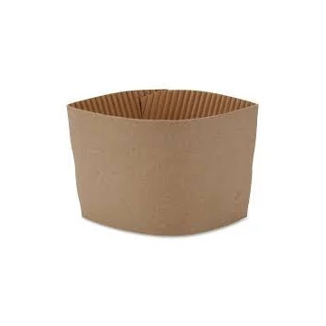 Papírpohár gyűrű 50db/cs 250ml/300 barna   10850012