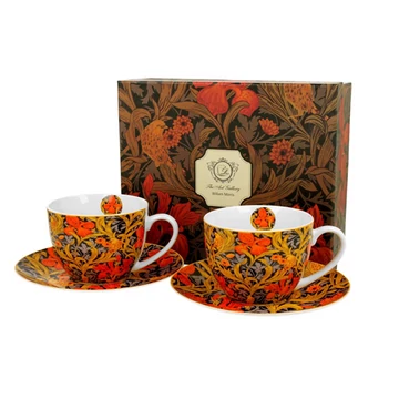 Mokkáskészlet porcelán  orange irises    515925