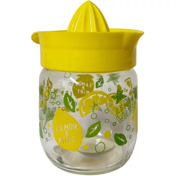 Citromfacsaró üveg 425ml mintás  C170