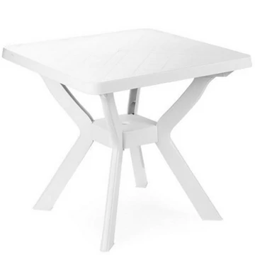 Nilo 80x80 asztal fehér O114