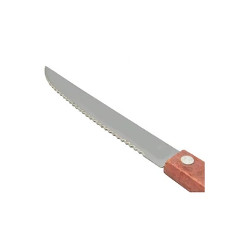 Steak kés fa nyéllel 20cm  CN80013