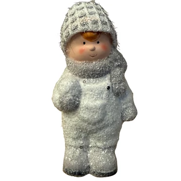 Gyerek fiú,lány csillaggal glitteres kerámia 8x6,5x16cm  DD65554