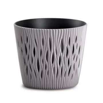 Virágcserép 260 sandy round mokka  DSR260-7529U