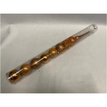 Gömb 6db+csúcs+gyöngy 0182