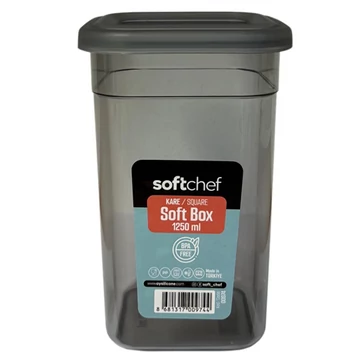 Ételtároló doboz 1250ml műanyag soft  100127