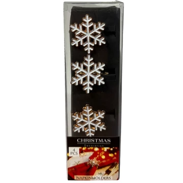 Karácsonyi szalvéta gyűrű 5cm 4db-os  811710