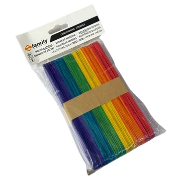 Jégkrém pálcika színes 50db-os 15cm  CN8895