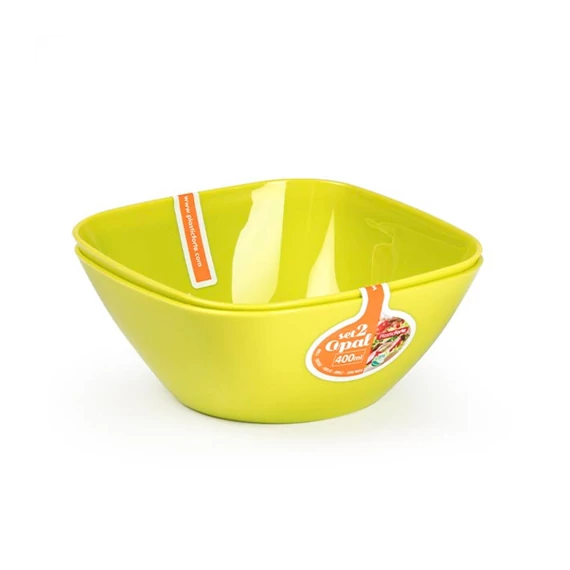 Műanyag tál 400ml neon zöld