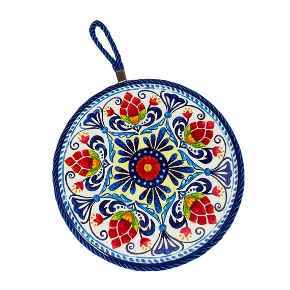 Edényalátét fali kerámia 18x18cm mandala   516419