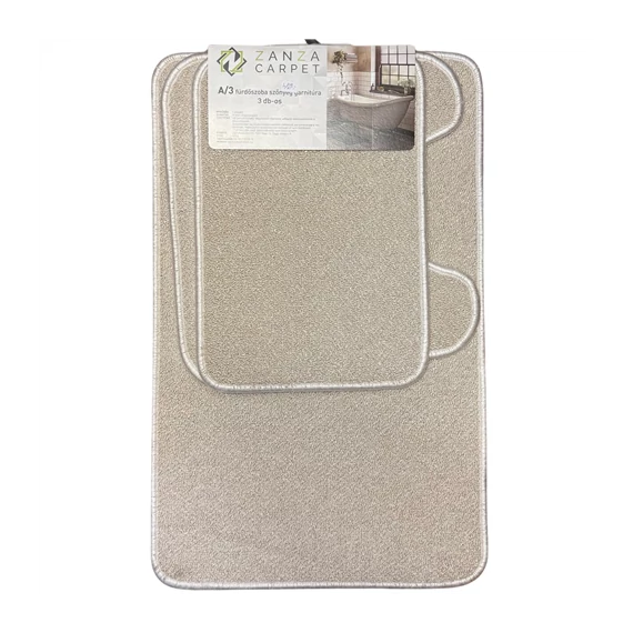 Fürdőszoba garnitúra bézs 3db-os