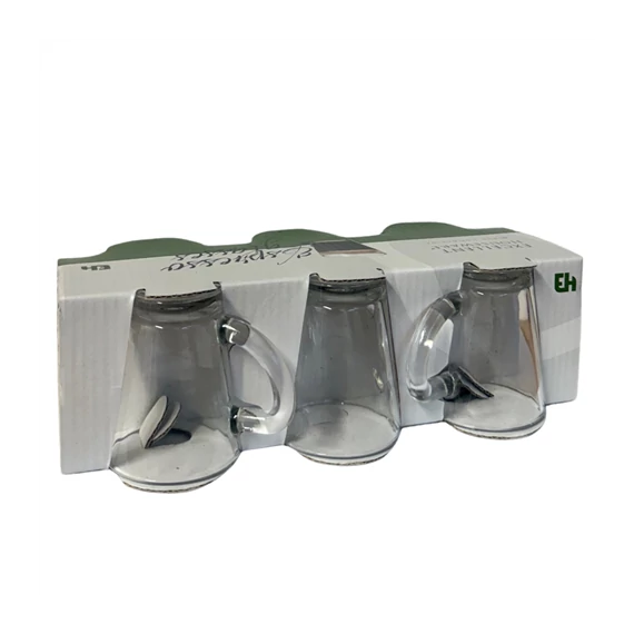 Üvegbögre espresso 70ml 6db  400844