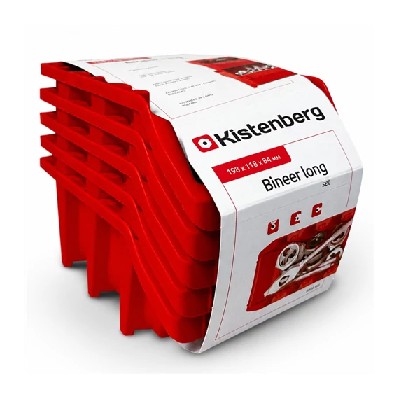 Bineer long 20 set piros  KBILS20-3020