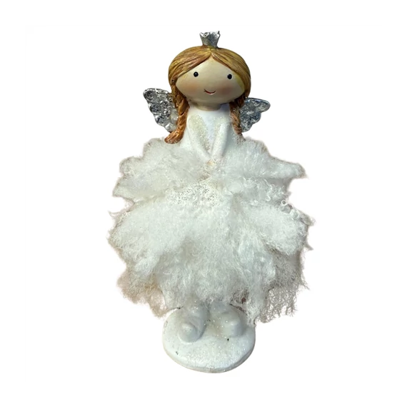Figura angyal 14cm toll szoknyás  232320