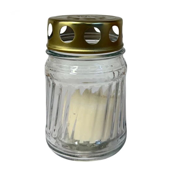 Mécses üveg csavart   V543