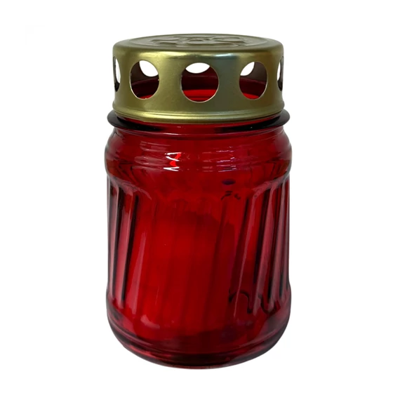 Mécses üveg csavart   V543