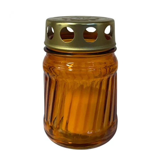 Mécses üveg csavart   V543