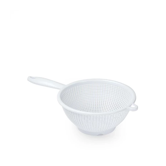 Szűrő nyeles 19cm fehér műanyag  CN53566
