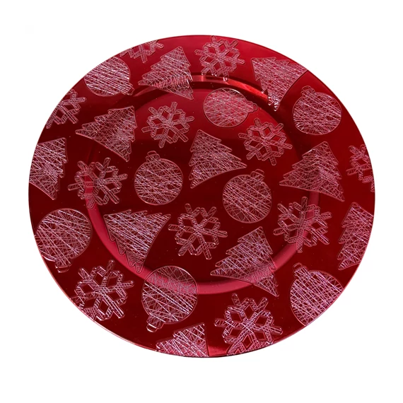 Karácsonyi tányér 33cm  101540