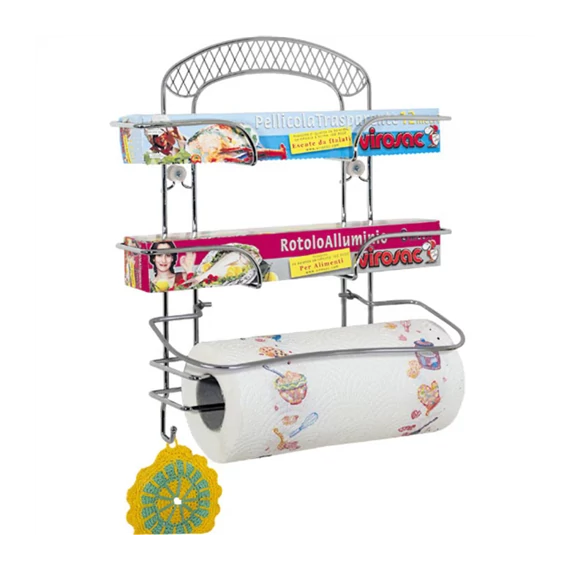 Kitchen króm fóliatépő-tartó   90225