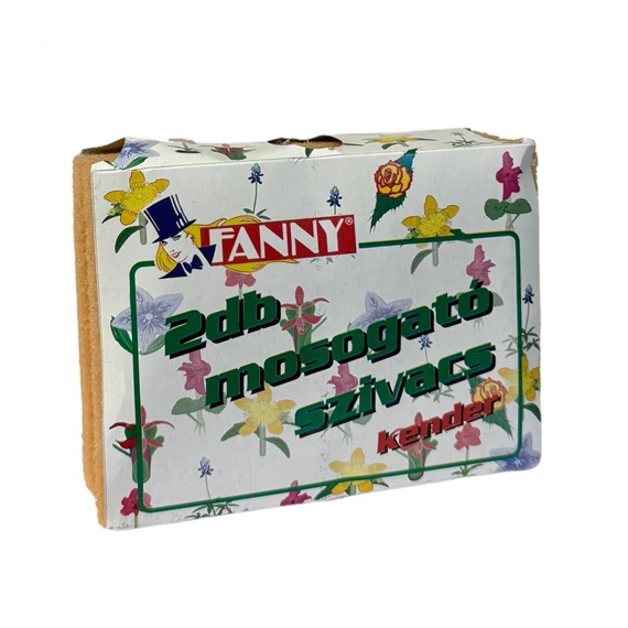 Fanny mosogatószivacs formázott 2db-os kender  29103