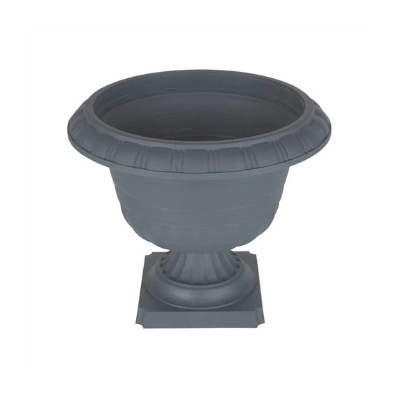 Görög virágtál 28cm antracit