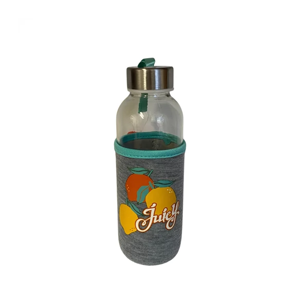 Kulacs üveg 400ml dekoros