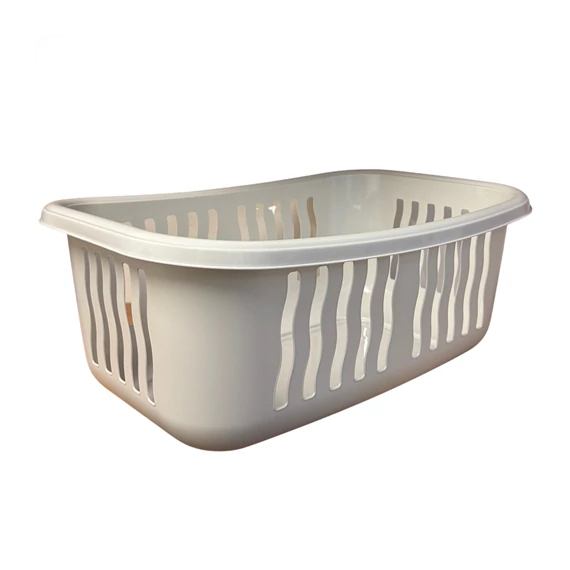 Ruháskosár 56x38x21cm világos szürke  80114