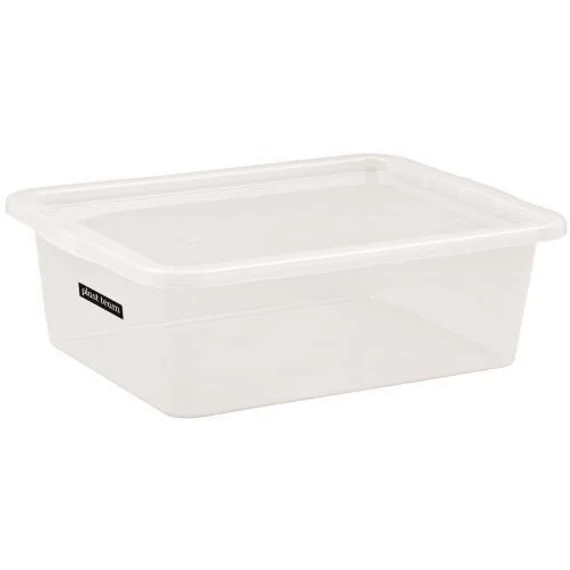 Átlátszó doboz+tető 30L lapos  SA348