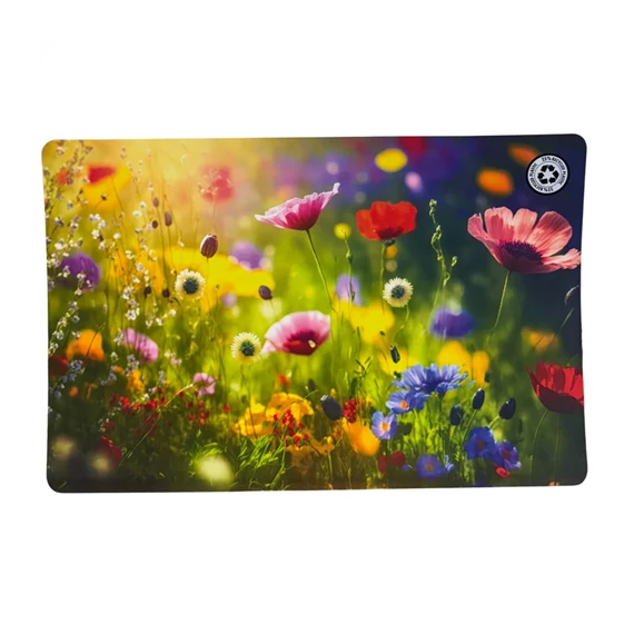 Tányéralátét 43,5x28,5cm virág dekoros