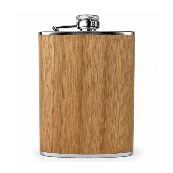 Flaska rozsdamentes/műbőr 236ml  883786