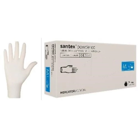 Latex védőkesztyű XL-es 100db-os  MC3