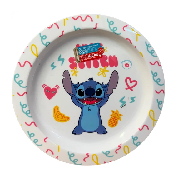 Műanyag stitch lapostányér 674736