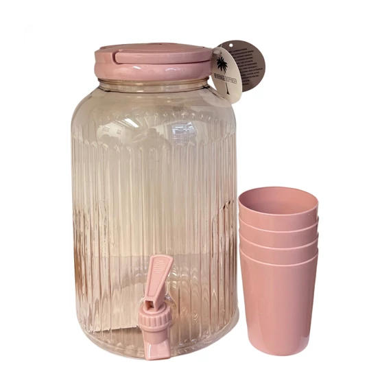 Italadagoló műanyag 3,75L 14x27cm +4db pohár  610390