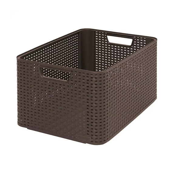 Rattan kosár 30L barna  CU686