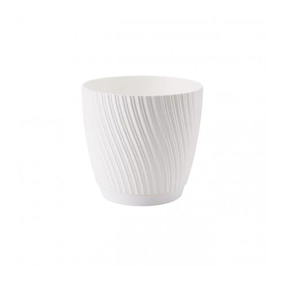 Virágcserép 15cm Mika fehér   FP-4550-011